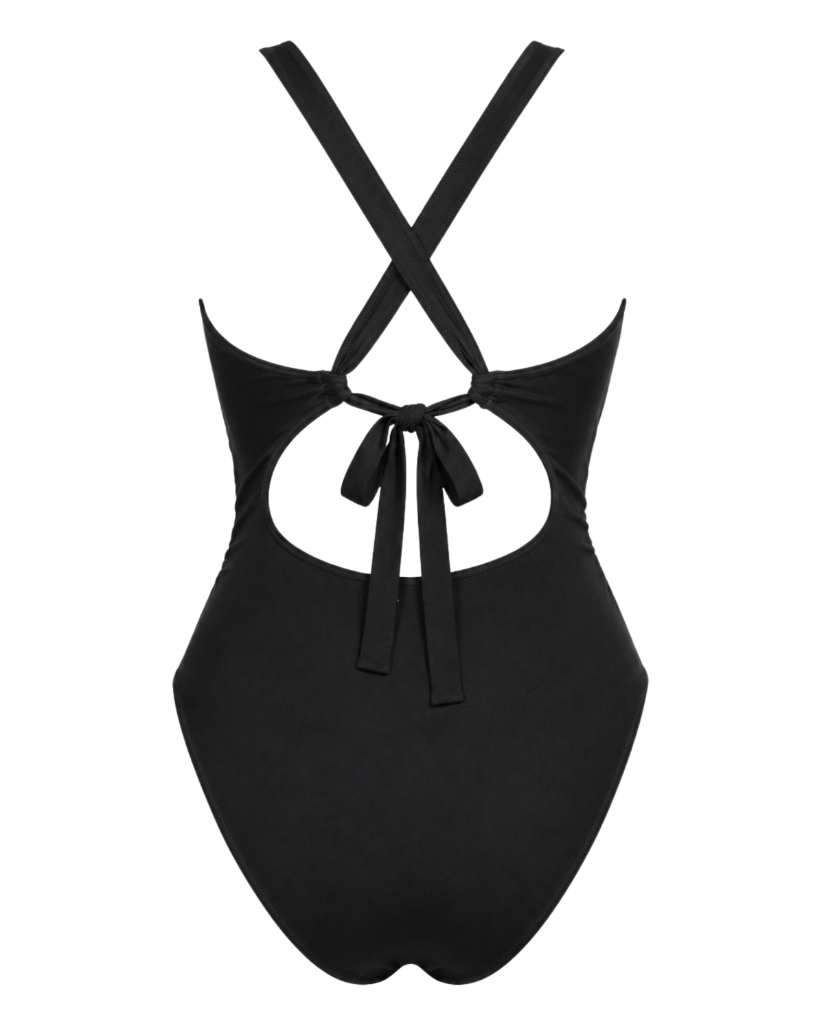 GALERA Plunge Back-Tie One-Piece Swimsuit