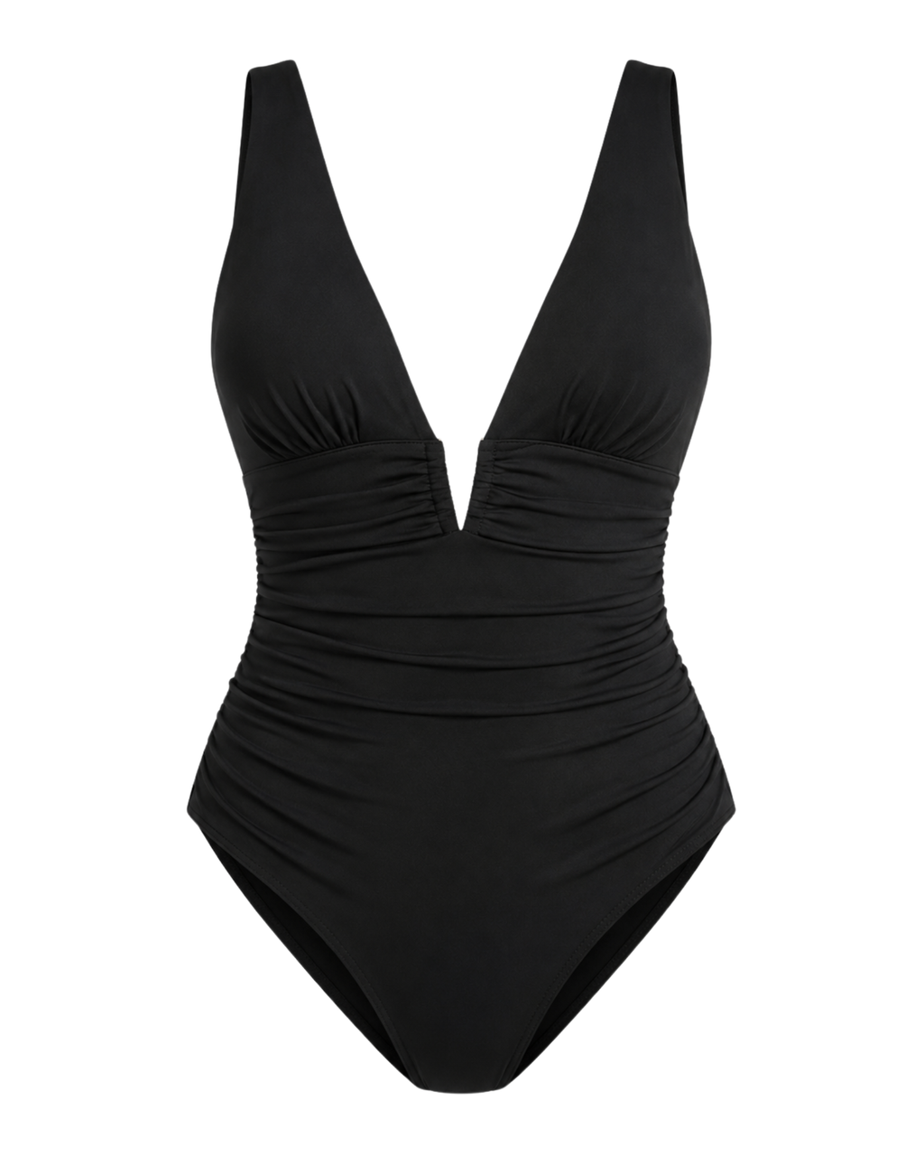 GALERA Plunge Back-Tie One-Piece Swimsuit
