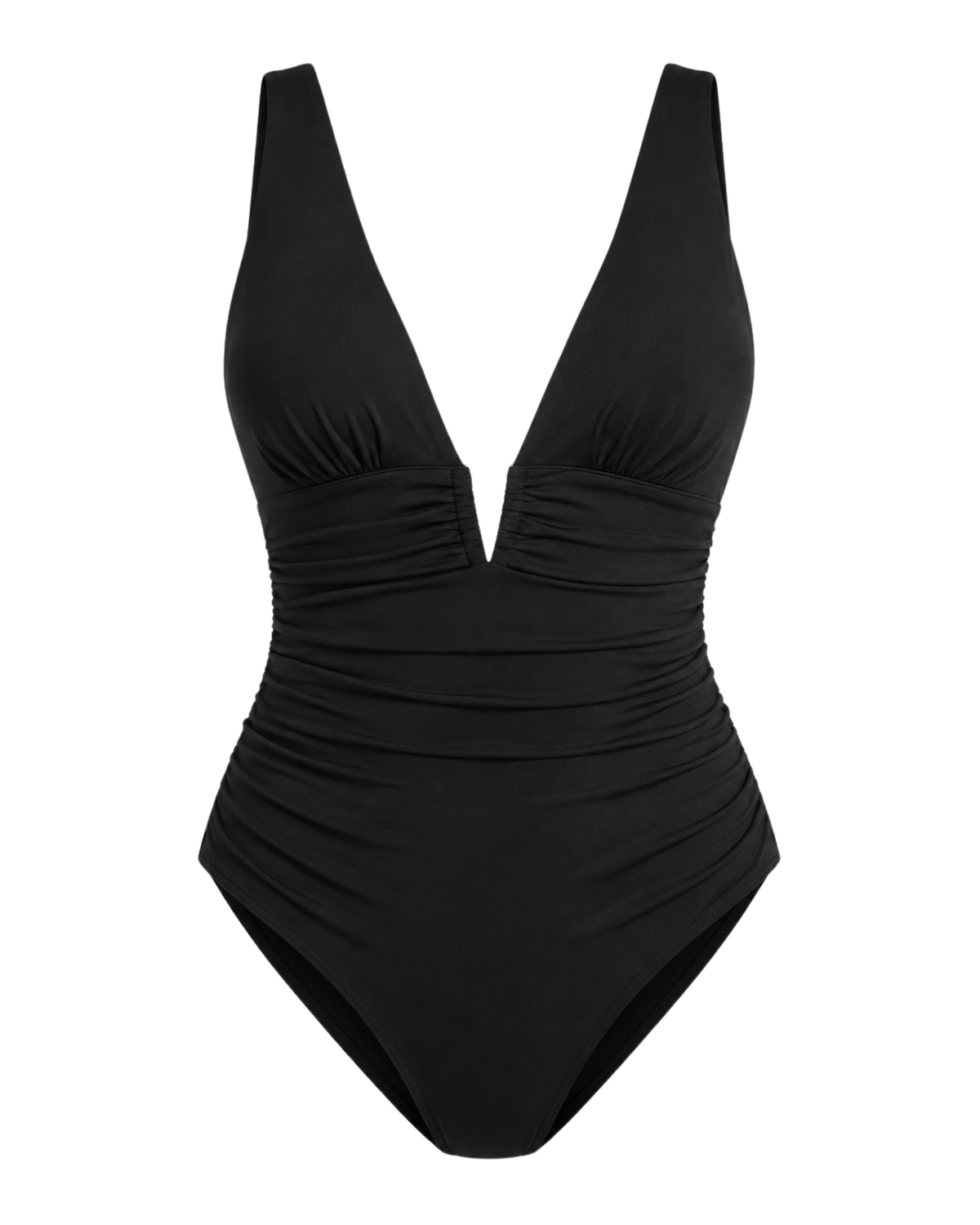 GALERA Plunge Back-Tie One-Piece Swimsuit
